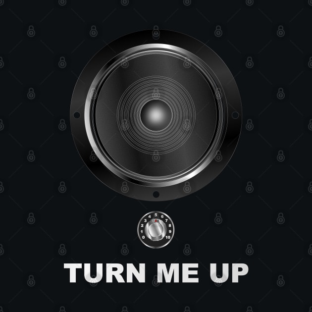 Turn Me Up - Woofer + Vol Knob by geodesyn