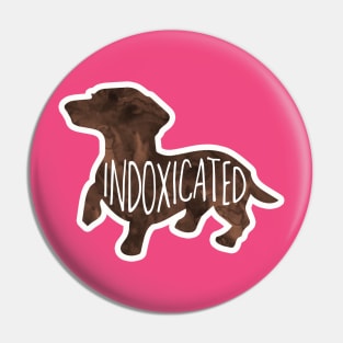 Indoxicated - Dachshund, doxie, funny saying Pin
