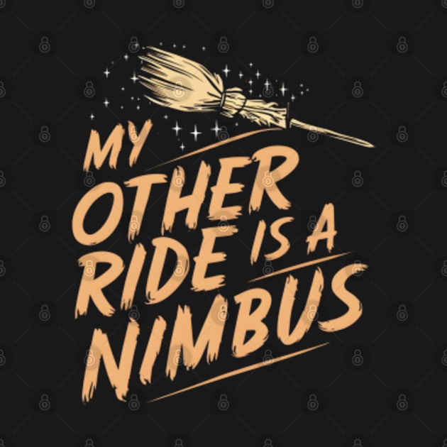 My Other Ride is a Nimbus - Flying Broom - Fantasy by Fenay-Designs