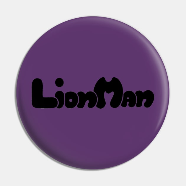 Lion Man Pin by CoverTales