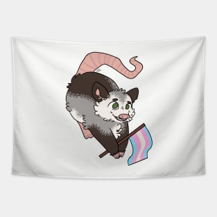 trans pride possum Tapestry