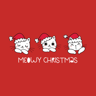 Meowy Christmas T-Shirt