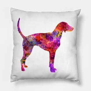 American Foxhound in watercolor Pillow