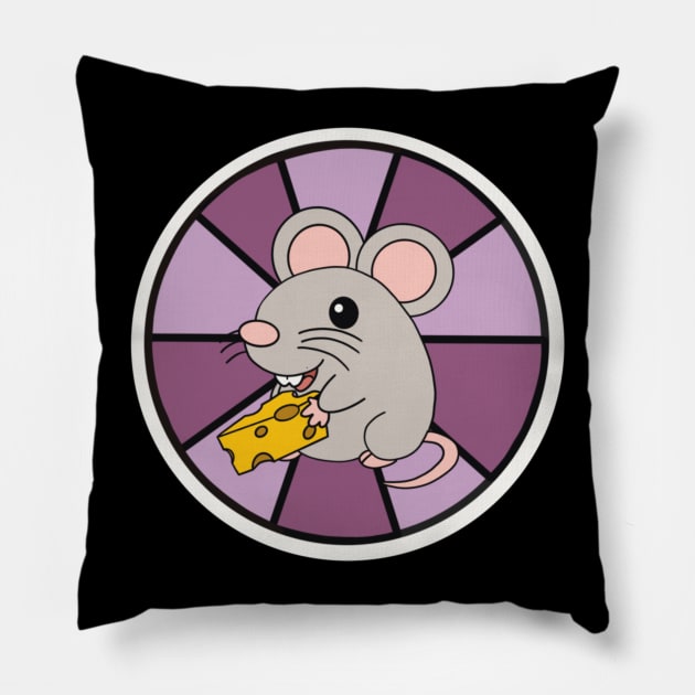 Cute Mouse Pillow by kayylpso