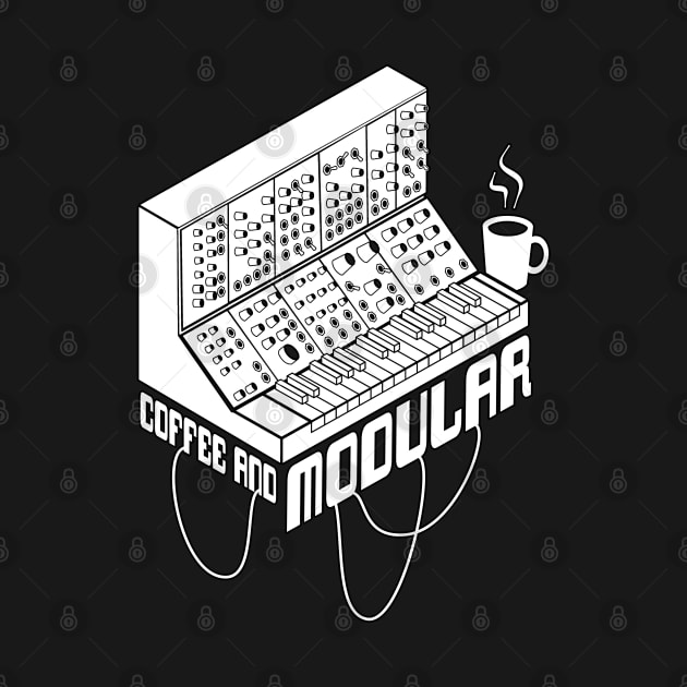 Coffee and Modular Synthesizer for Musician by Mewzeek_T