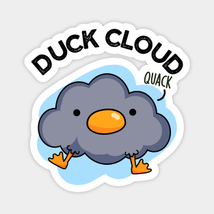 Duck Cloud Funny Weather Pun Magnet