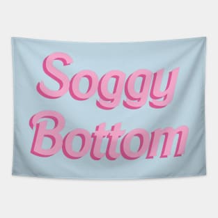 Soggy Bottom - doll font Tapestry