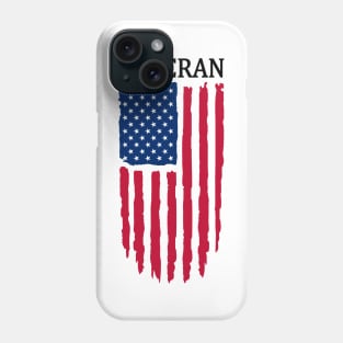 Veteran Distressed Flag Design Phone Case