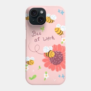 Bee at work Phone Case