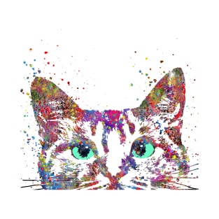 Peeking cat T-Shirt