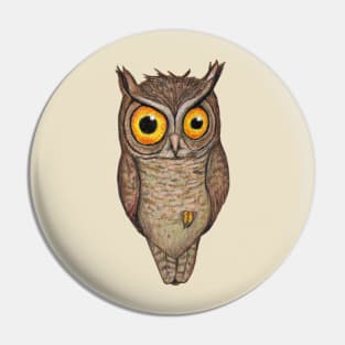 Great horned owl Pin