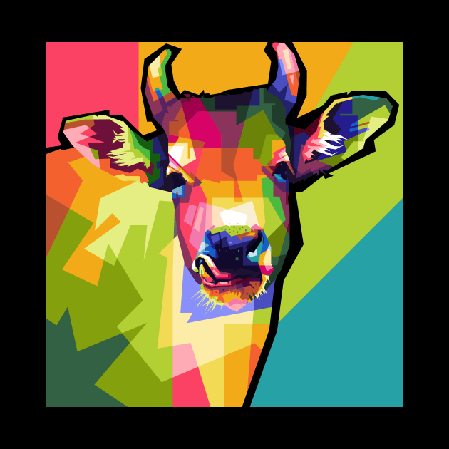 COW in WPAP PopArt by Rizkydwi