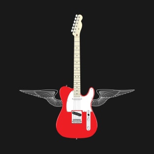 Red Flying Tele T-Shirt