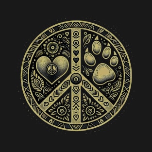 Peace Love Dogs: Gothic T-Shirt