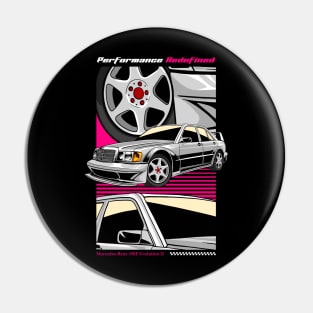 Retro Evolution 2 190 E Car Pin