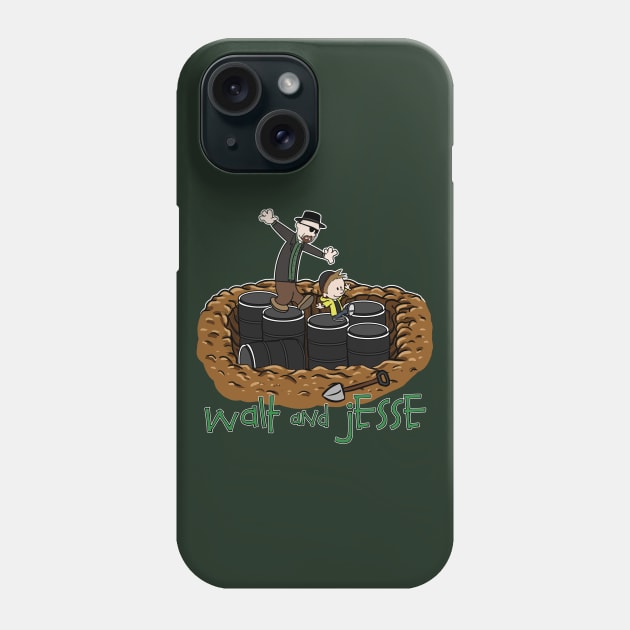 Walt and Jesse Phone Case by bovaart