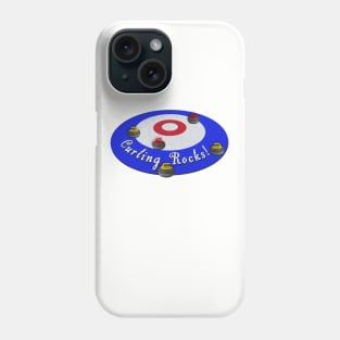 Curling Rocks Curling Circle Ice Curling Stone Phone Case