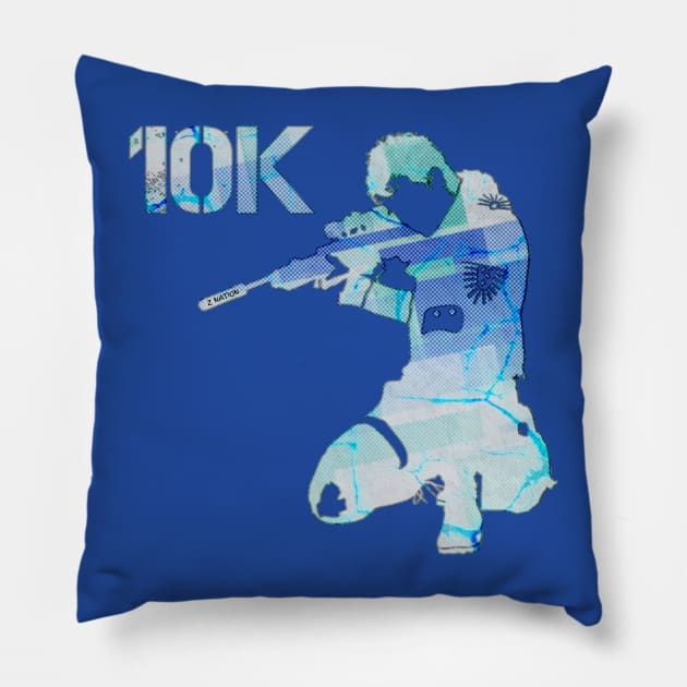 10k Z Nation Pillow by Absolute Will