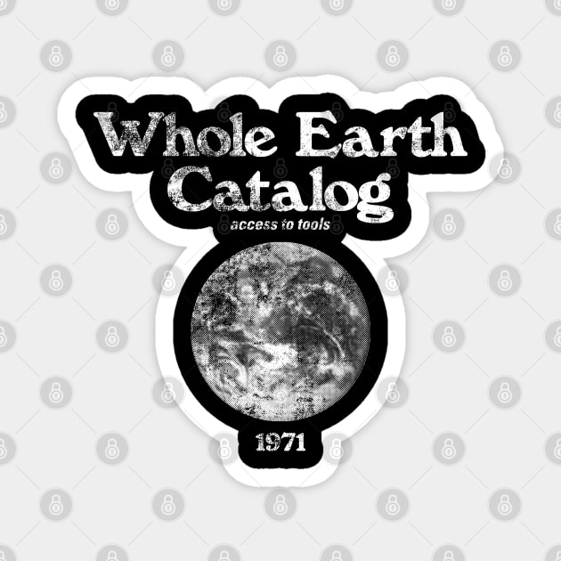 Whole Earth Catalog 1971 Magnet by BurningSettlersCabin