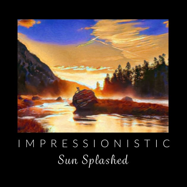 Sun Splash Impressionism by ZoesPrints