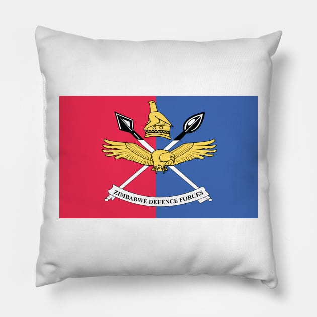 Zimbabwe Defence Forces Pillow by Wickedcartoons