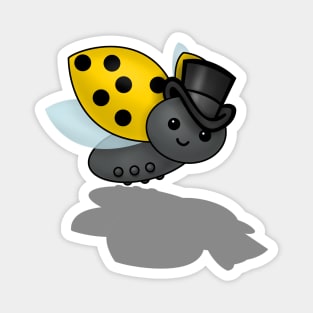 Groundhog Day Ladybug Magnet