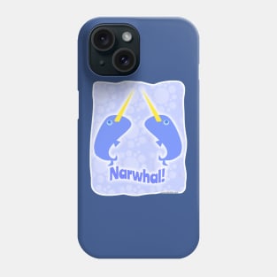 Double Fun Narwhals Phone Case