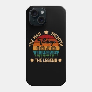 Father's Day Shirt Vintage 1969 The Men Myth Legend 51st Birthday Gift Phone Case