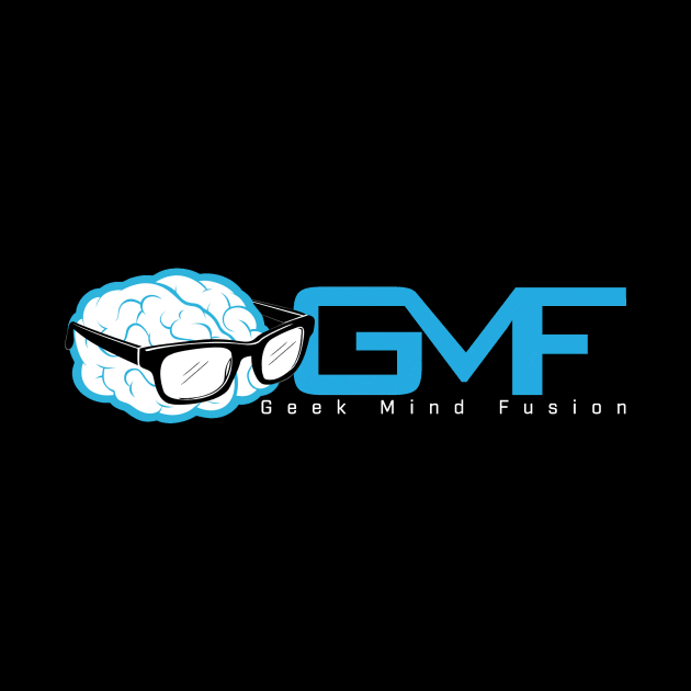 Geek Mind Fusion Logo Horizontal (Dark Colors) by GeekMindFusion