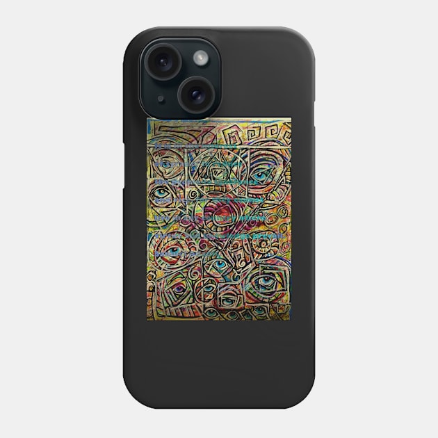 Samuel Adams on Eye See You Phone Case by Sarah Curtiss