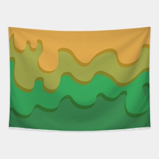 Organic colored background with waved pattern and gradient Tapestry