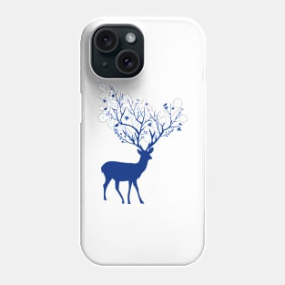 Blue deer Phone Case