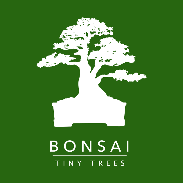 Bonsai - Tiny trees (White) by solublepeter