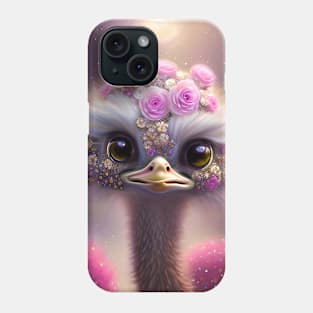 Cute Fantasy Baby Ostrich Bird Phone Case