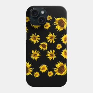 Yellow Sunflower Grouping Phone Case