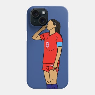 Alex Morgan Sipping Tea Phone Case