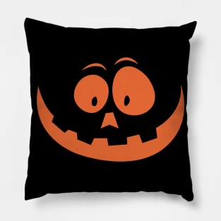 Pumpkin Face Halloween Pillow