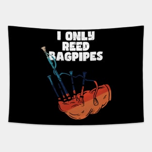 BAGPIPE RETRO COLORS Tapestry