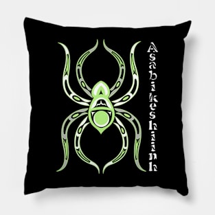 Asabikeshiinh (spider) Agender Pride Pillow