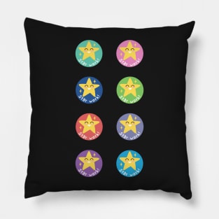 Star work! Star Reward for students Pack of 8 Pillow