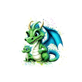 Two Green Dragons T-Shirt