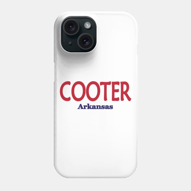 Cooter, Arkansas Phone Case by PSCSCo