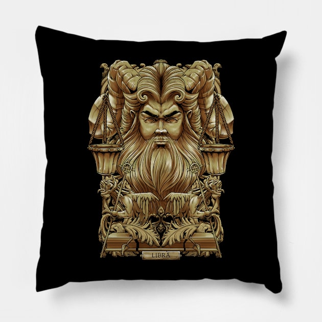 Libra Pillow by Chack Loon