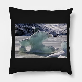 Hooker Lake icebergs Pillow