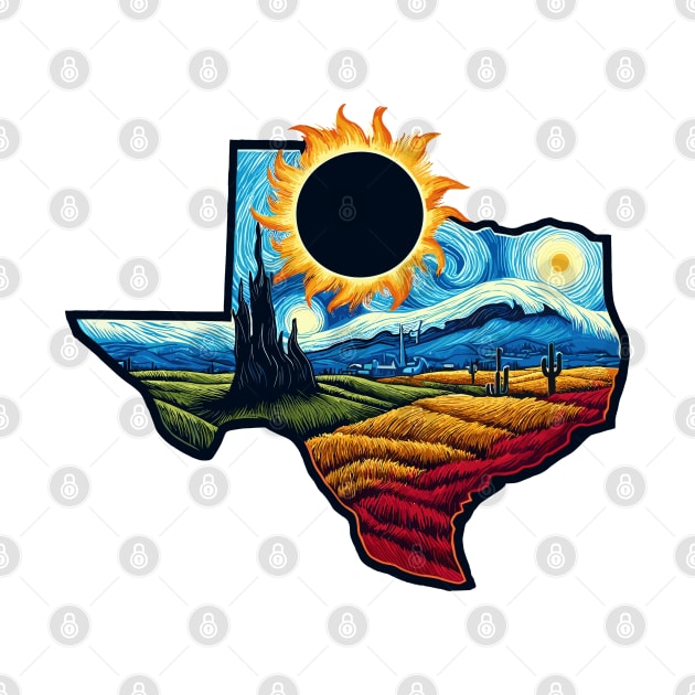 Solar Eclipse Texas by JessArty