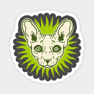 PSYCHEDELIC SPHINX CAT Magnet