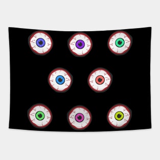 Eyeball Colors, Halloween Tapestry