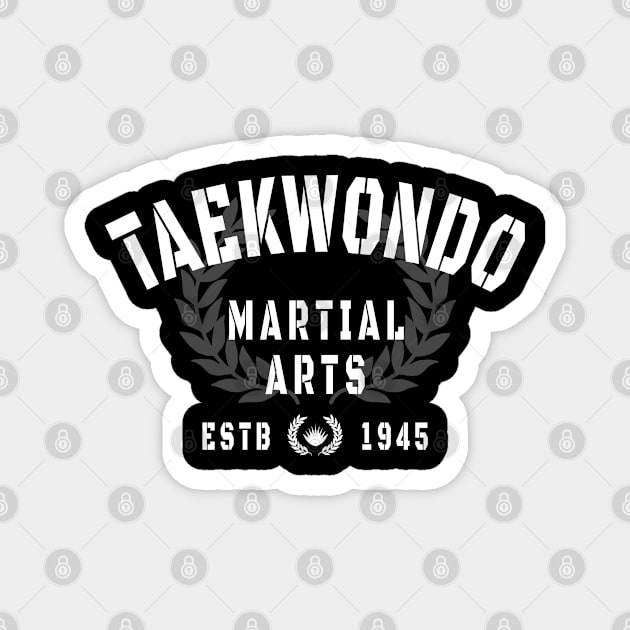 TKD - Taekwondo - Tae Kwon Do Magnet by TeeUniverse