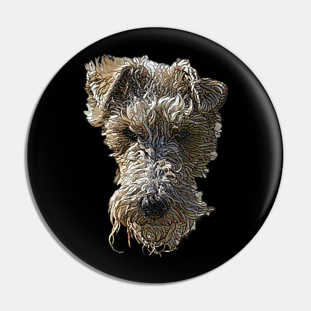 Fox Terrier Face Pin by DoggyStyles