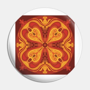 Folkloristic pattern Pin